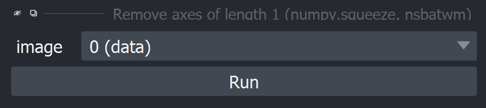 Remove axes of length 1